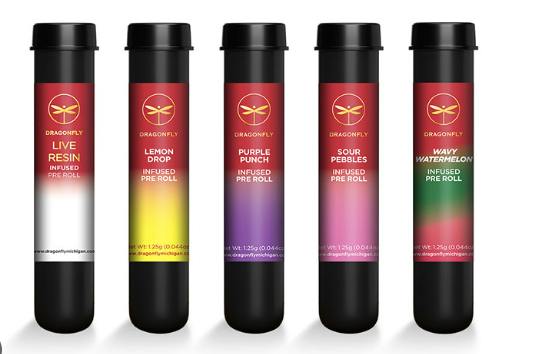 Grape Fizz | Infused Pre-Roll | 1.25g by DragonFly