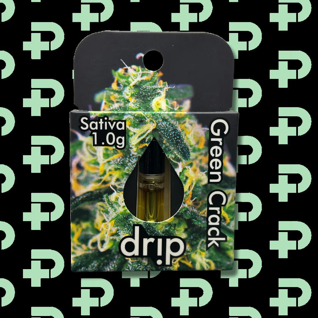 Drip 1g Cart - Sativa - Green Crack cannabis product