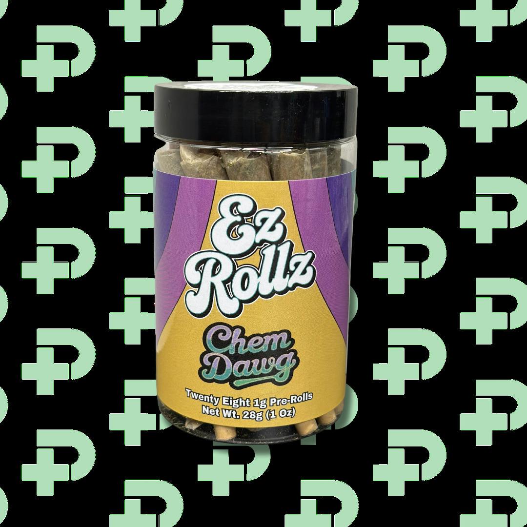 Ez Rollz 28 Pack Prerolls - Chemdawg