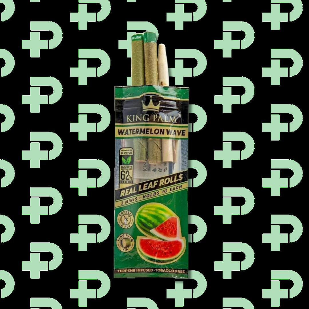King Palm Leaf Roll Minis 2pk - Watermelon Wave