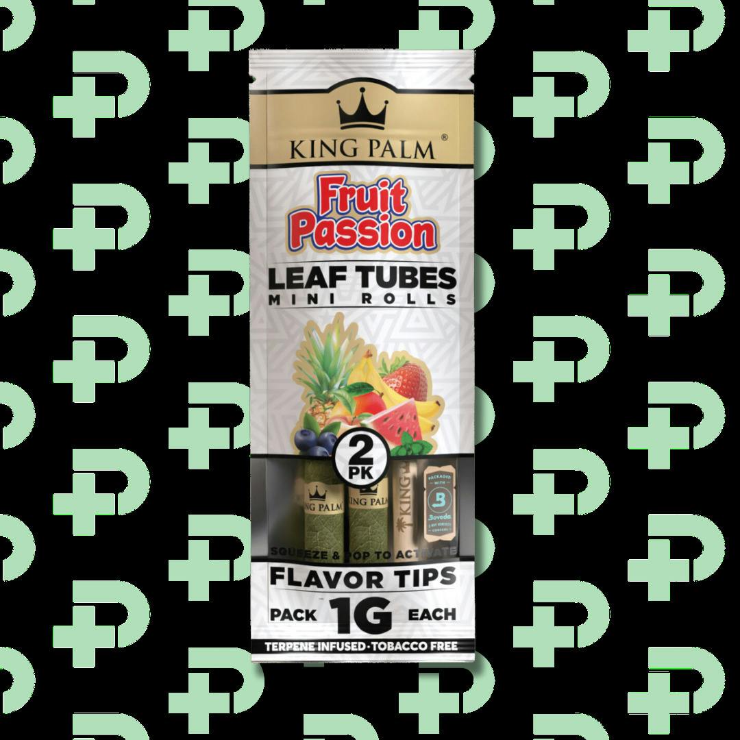 King Palm Flavor Leaf Tubes - Mini - 2pk - Fruit Passion