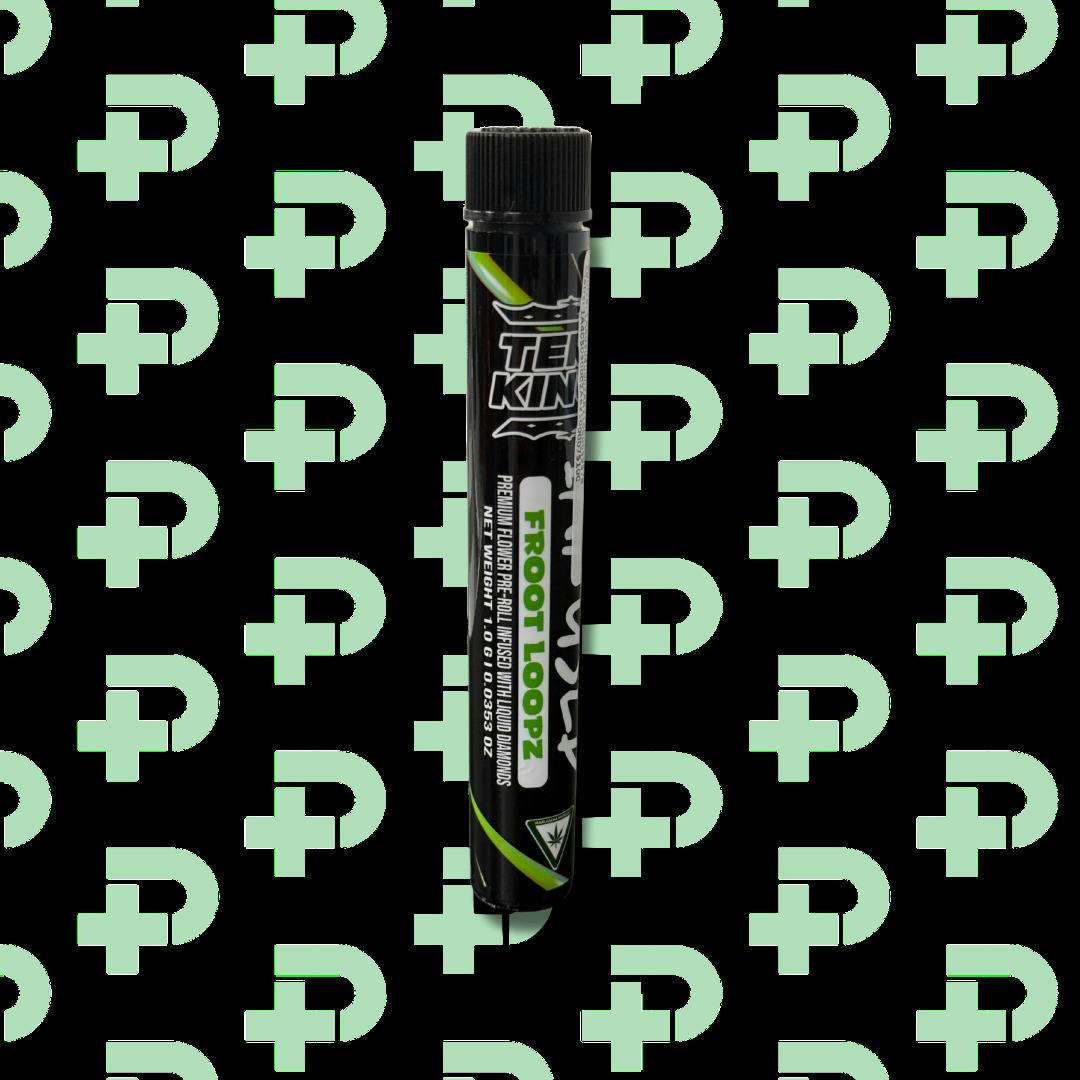 Terp Kings 1g Infused Preroll - Froot Loopz cannabis product
