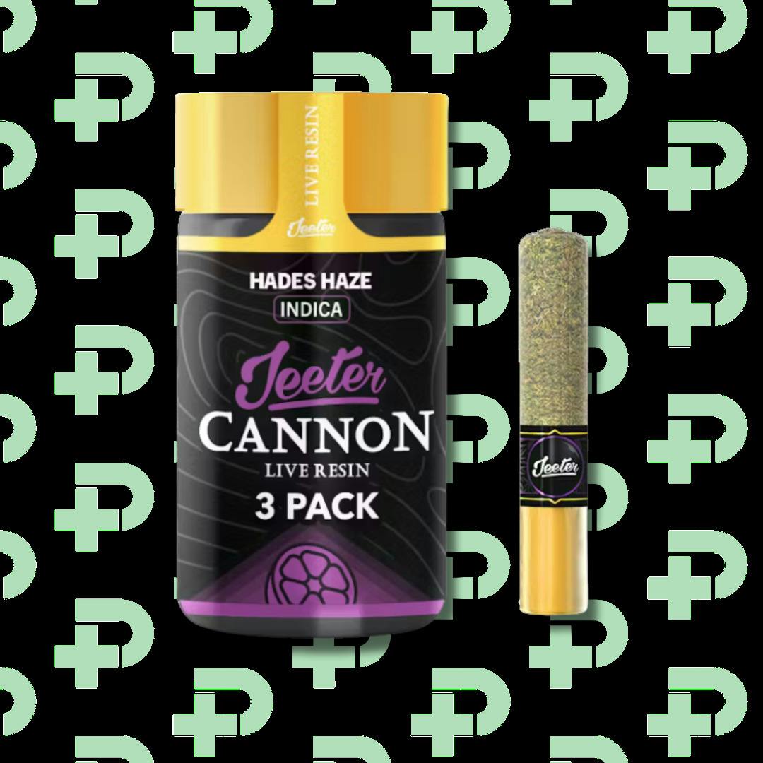 Jeeter 3 Pack Infused Cannons - Hades Haze