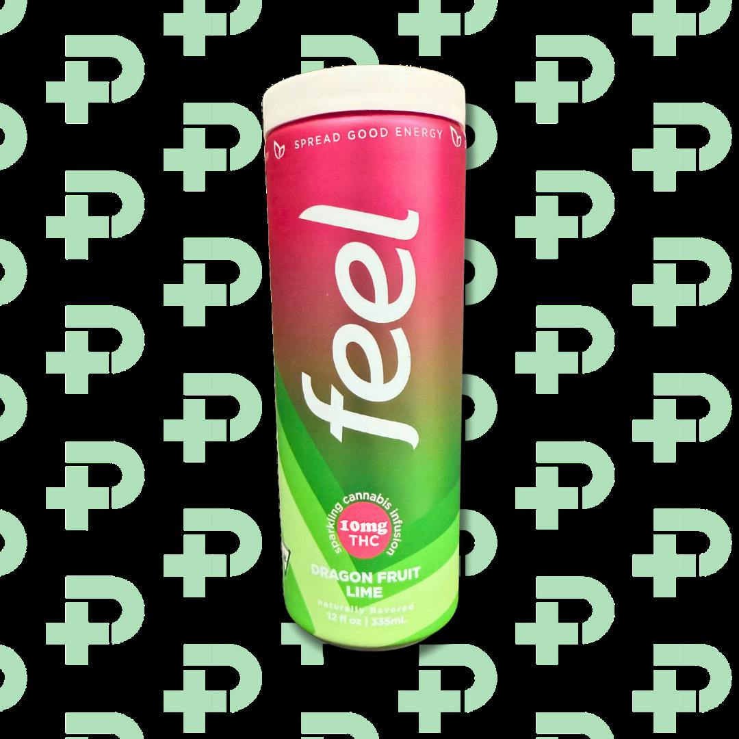 Feel 10mg Seltzer - Dragonfruit Lime