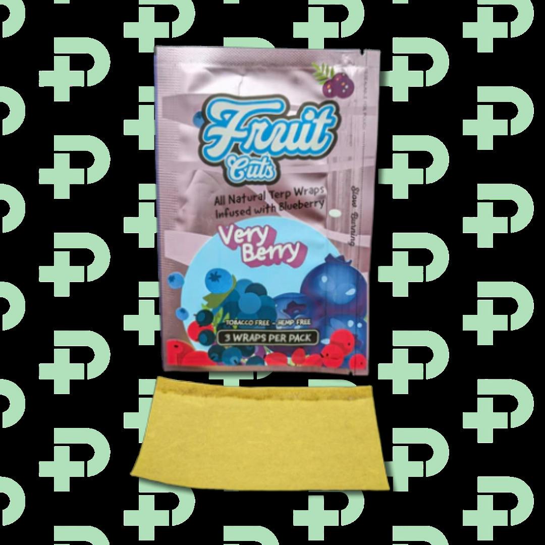 Fruit Cuts Natural Pulp Wraps King Size - Very Berry