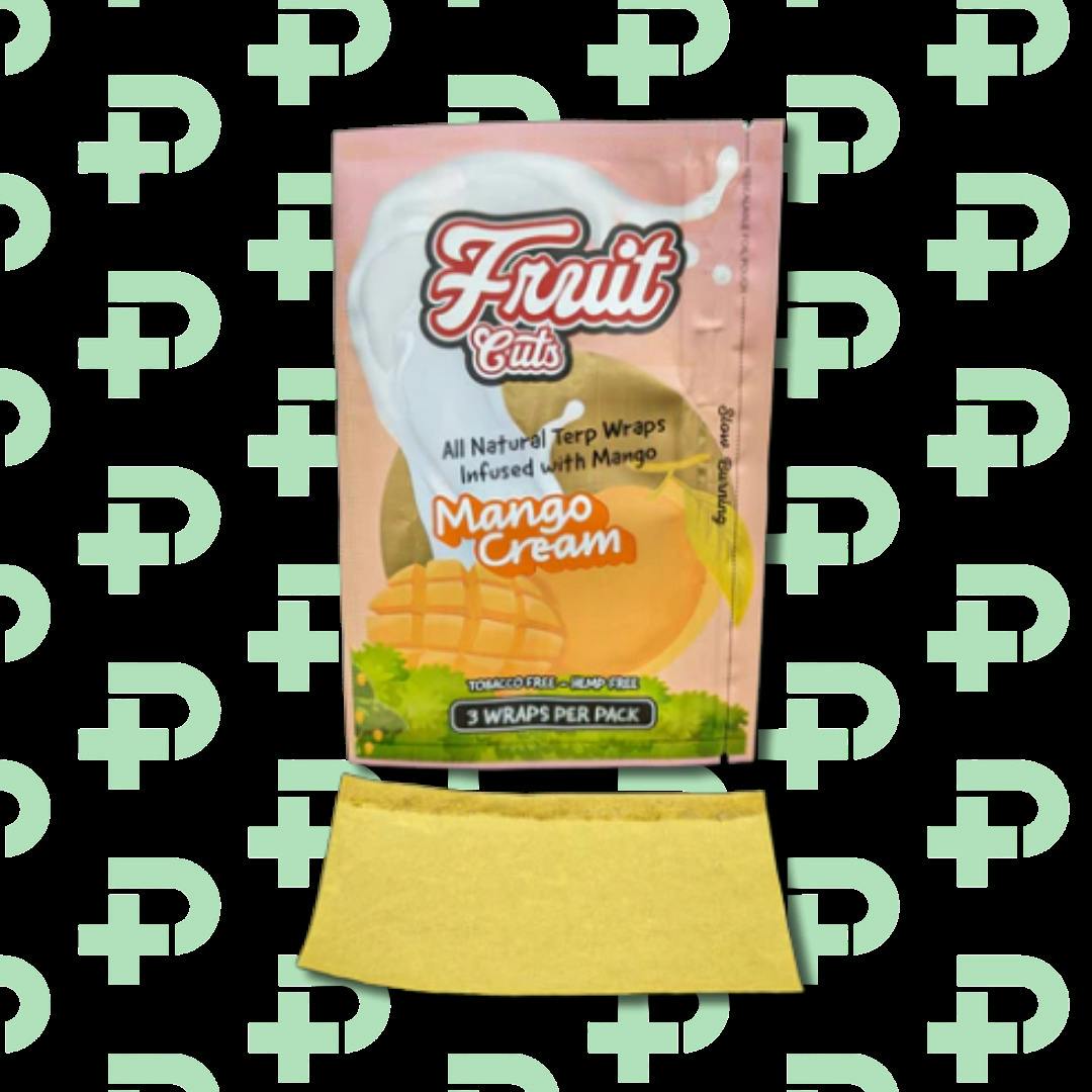 Fruit Cuts Natural Pulp Wraps King Size - Mango Cream