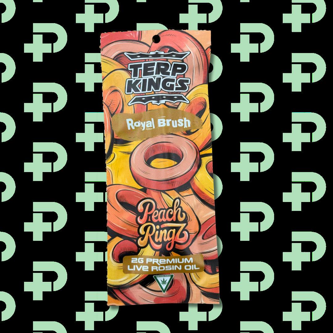 Terp Kings 2g Royal Rosin Brush - Peach Rings