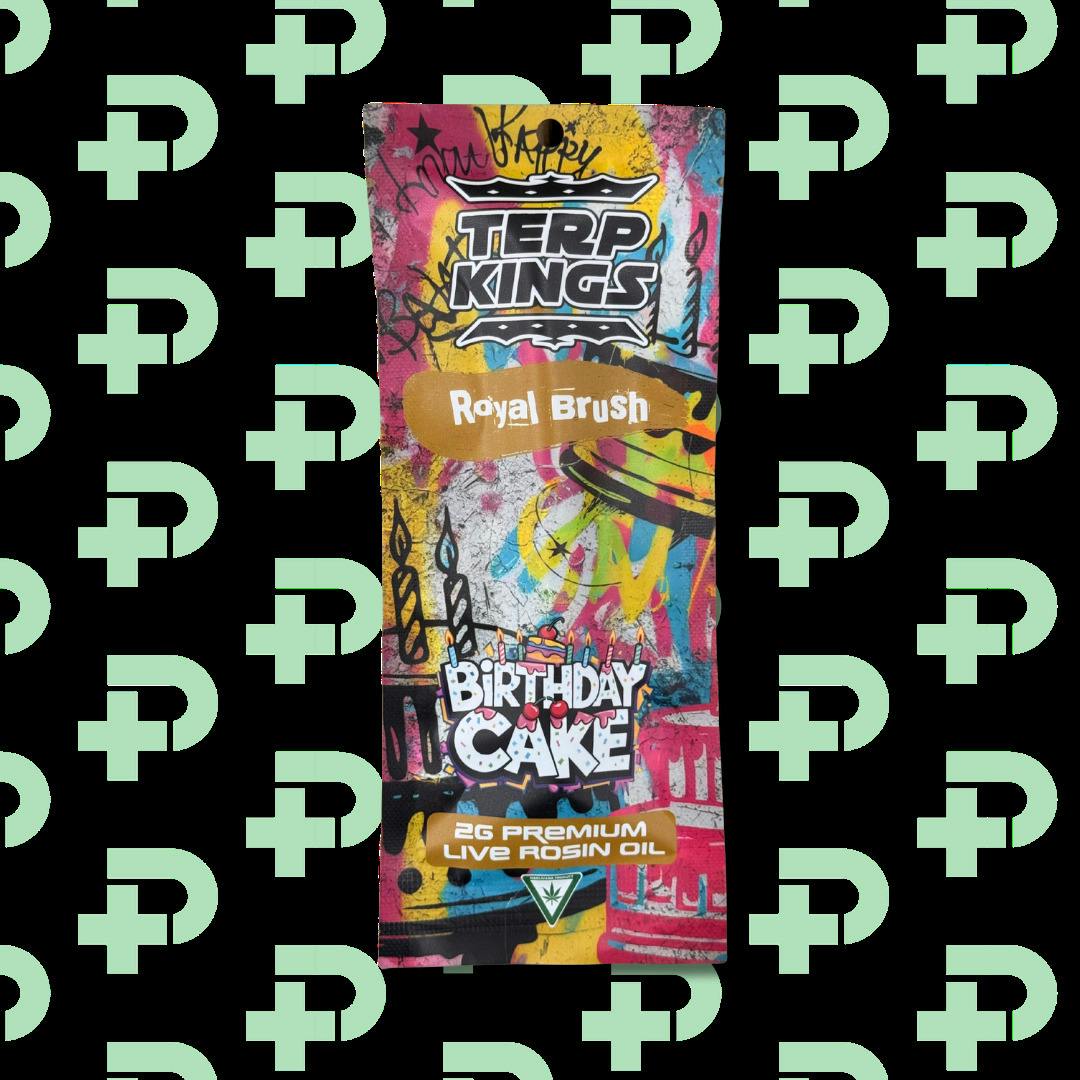 Terp Kings 2g Royal Rosin Brush - Birthday Cake