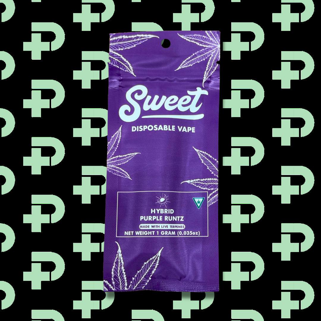 Sweet 1g Disposable - Purple Runtz at Pure Cannabis Outlet - New Buffalo