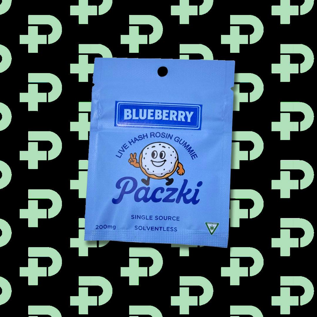 Paczki 200mg Live Rosin Gummy - Blueberry