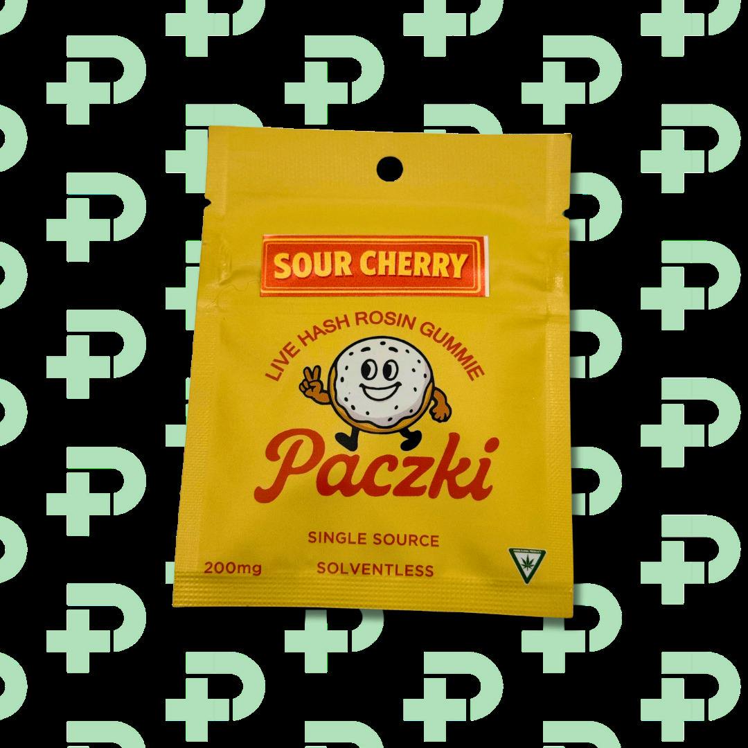 Paczki 200mg Live Rosin Gummy - Sour Cherry