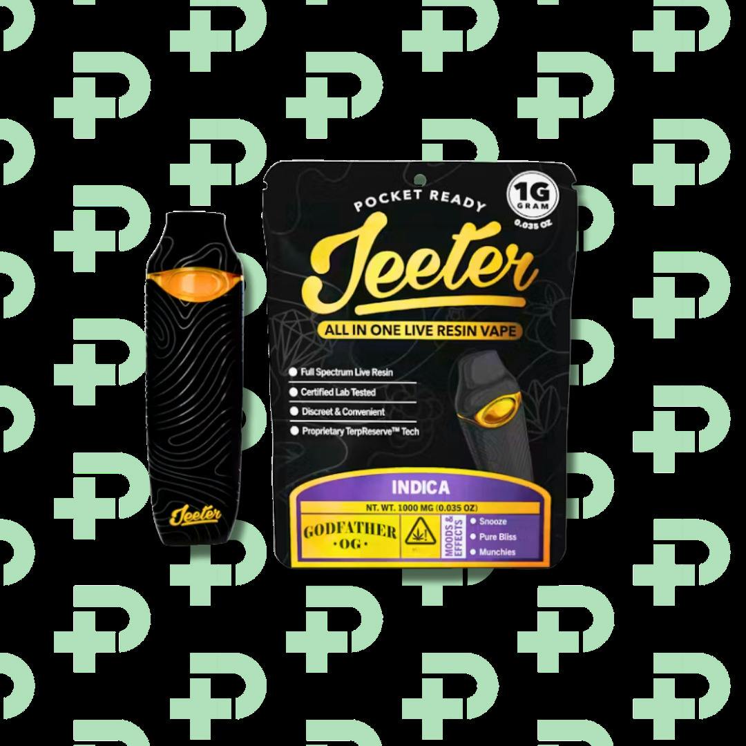 Jeeter 1g Live Resin Disposable - Godfather OG