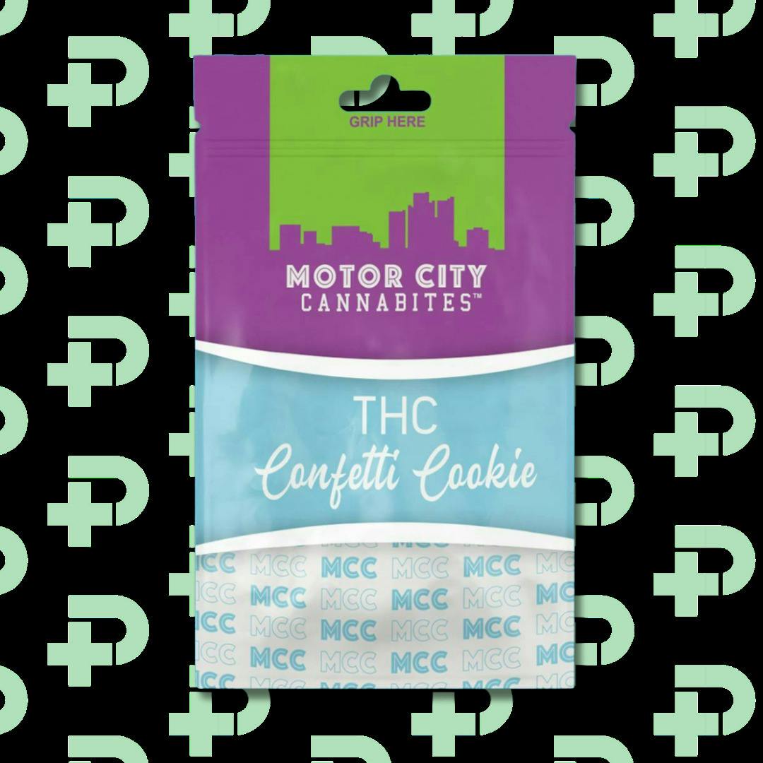 Motor City Cannabites 200mg - Confetti Cookie