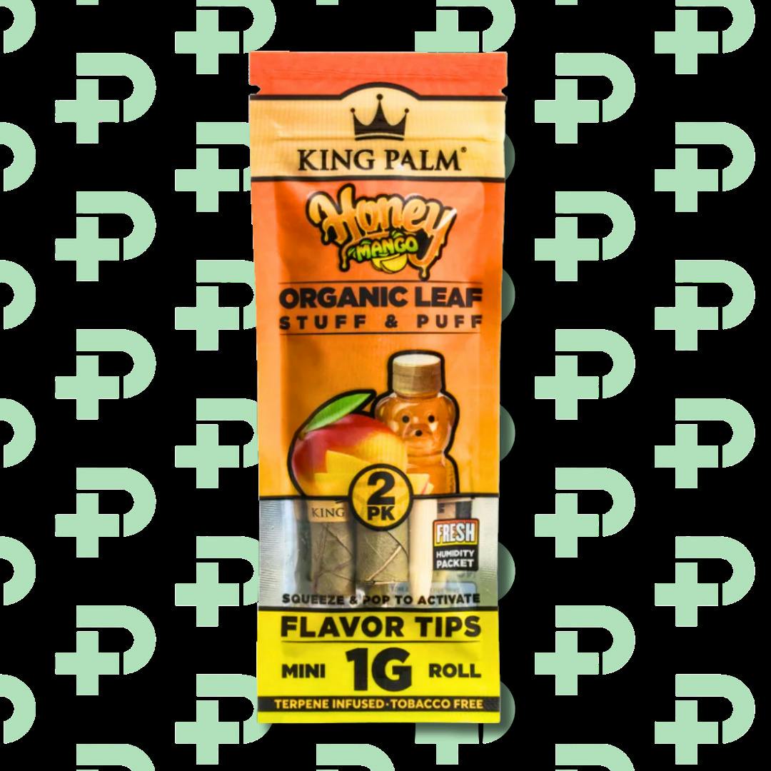 King Palm 2pk Hemp Wraps - Honey Mango