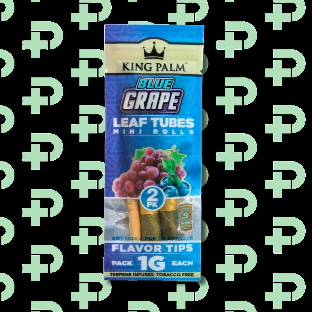 King Palm Flavor Leaf Tubes - Mini - 2pk - Blue Grape