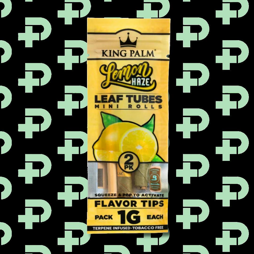King Palm Flavor Leaf Tubes - Mini - 2pk - Lemon Haze