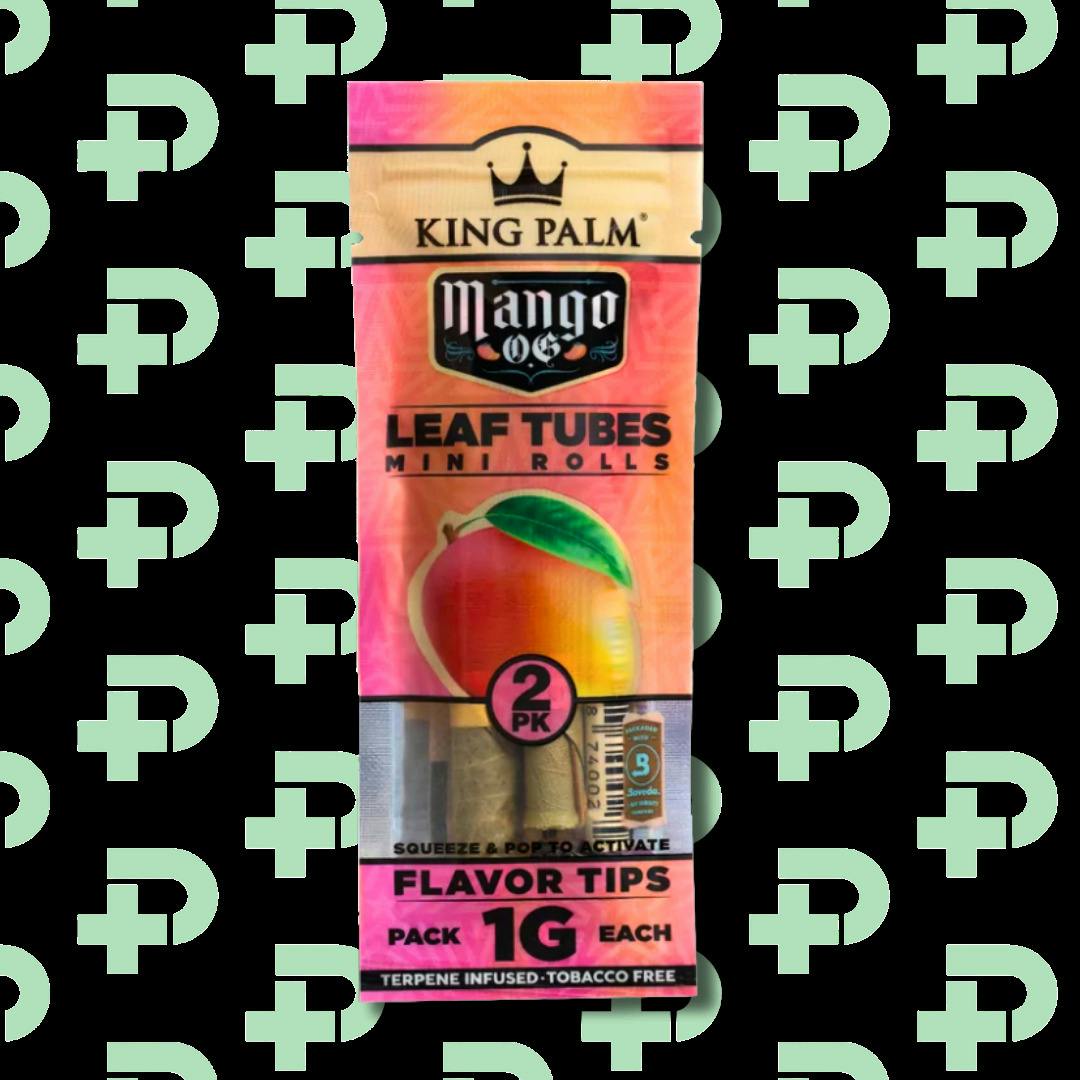 King Palm Flavor Leaf Tubes - Mini - 2pk - Mango OG