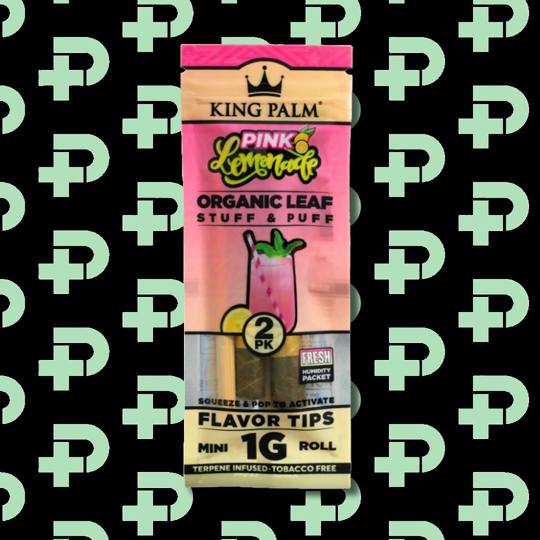 King Palm 2pk Hemp Wraps - Pink Lemonade
