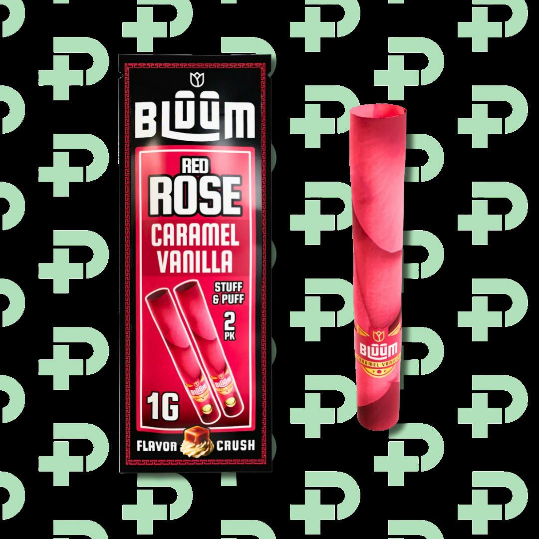 Bluum Wild Flower 2pk Rose Rolls - Red Rose - Caramel Vanilla