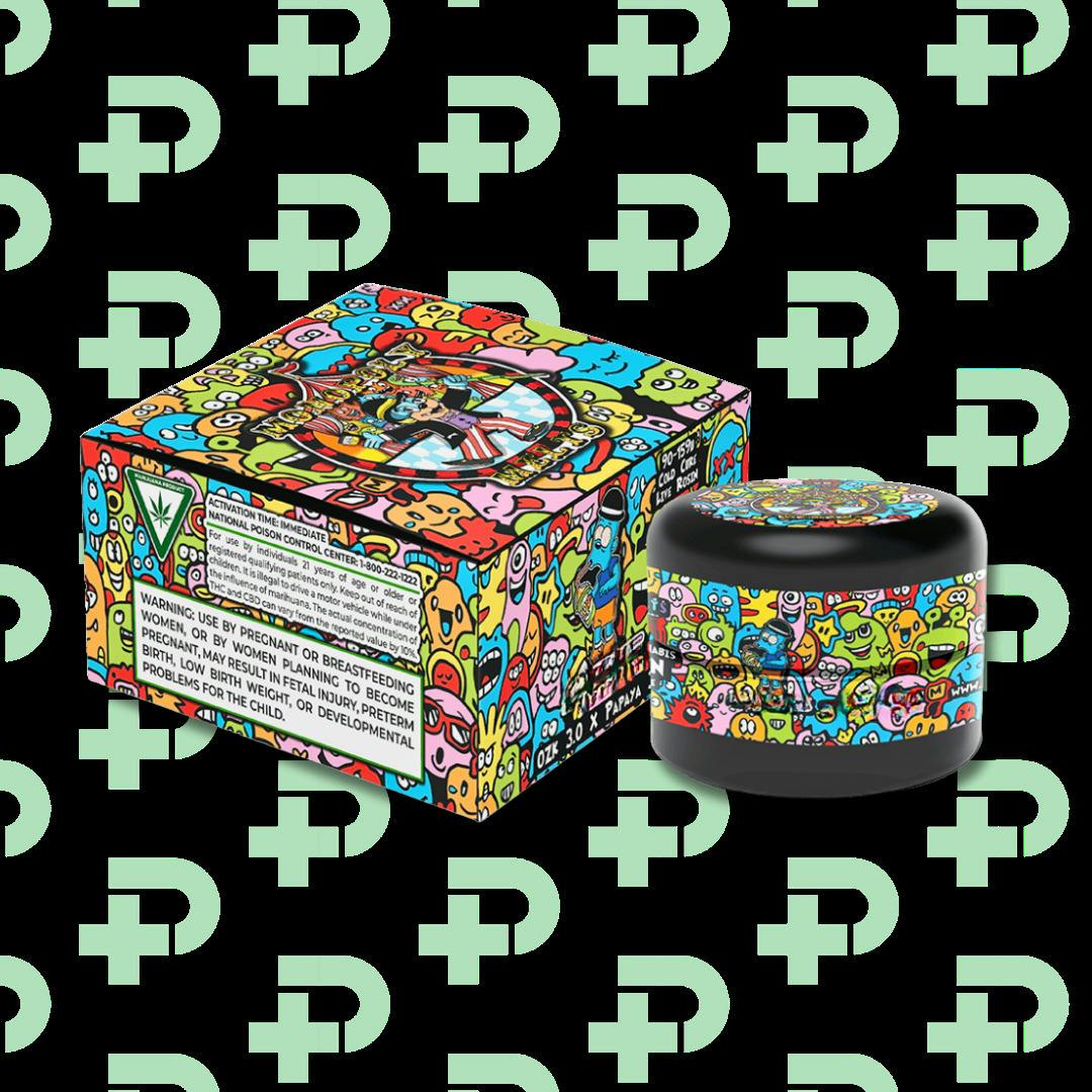 Monopoly Melts 1g Live Rosin - Banana Pop Rocks