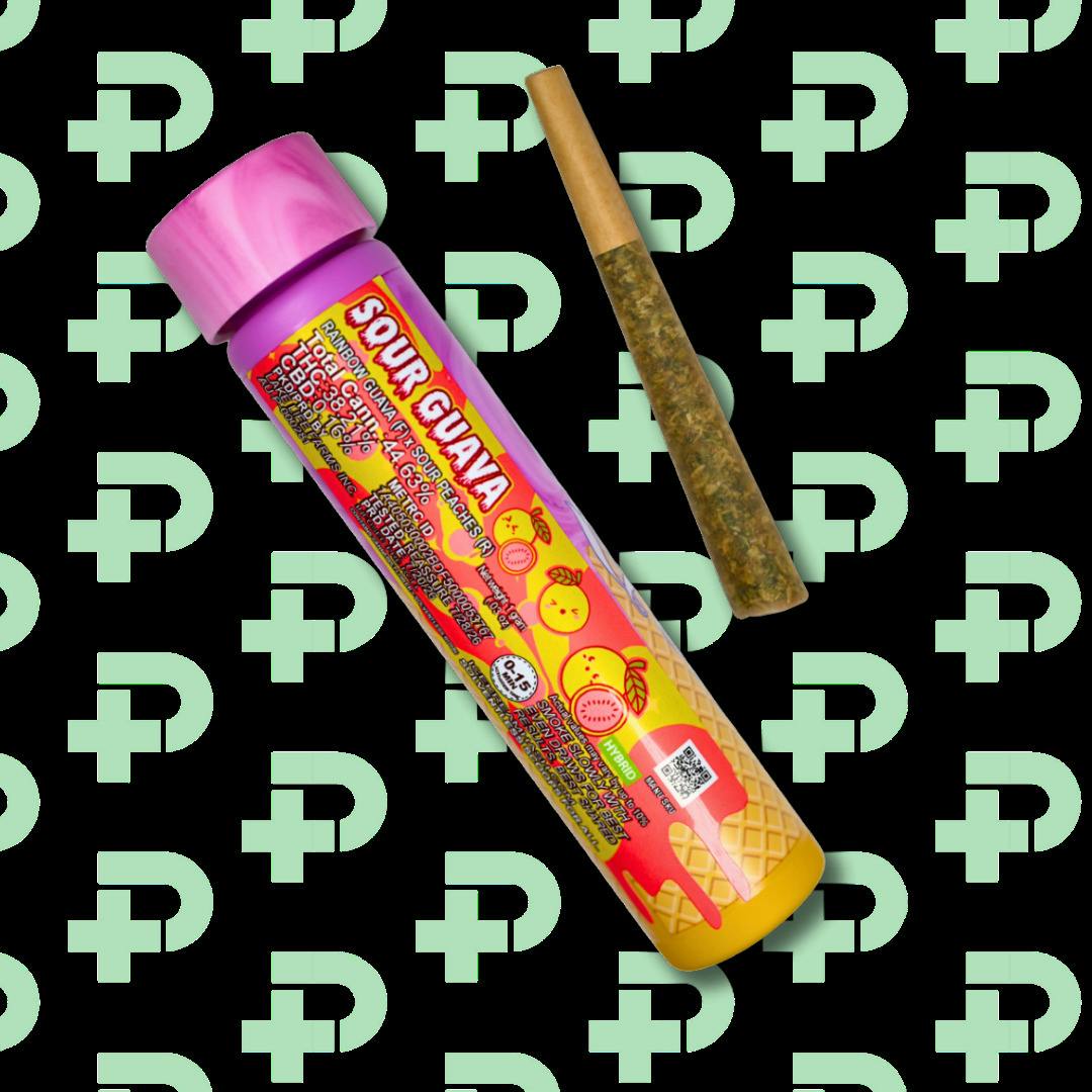 IKHCO 1g Rosin Infused Preroll - Sour Guava
