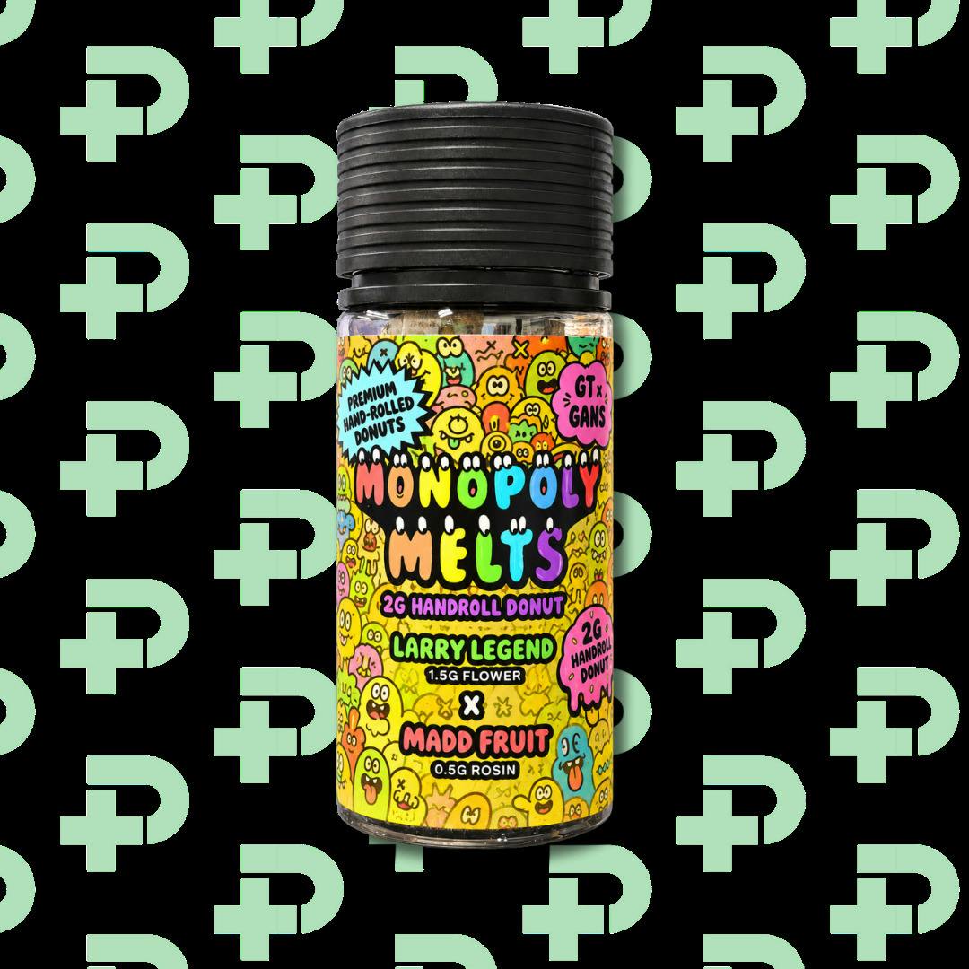 Monopoly Melts X GT X Gans - 2g Handroll Donut - Larry Legend X Madd Fruit