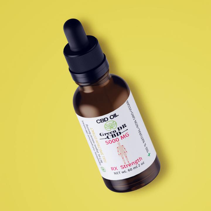 Green DR 60ml | 5000mg CBD Tincture (REC)