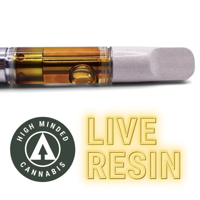 High Minded - Live Resin Cartridge 1g - Zero Gravity cannabis product