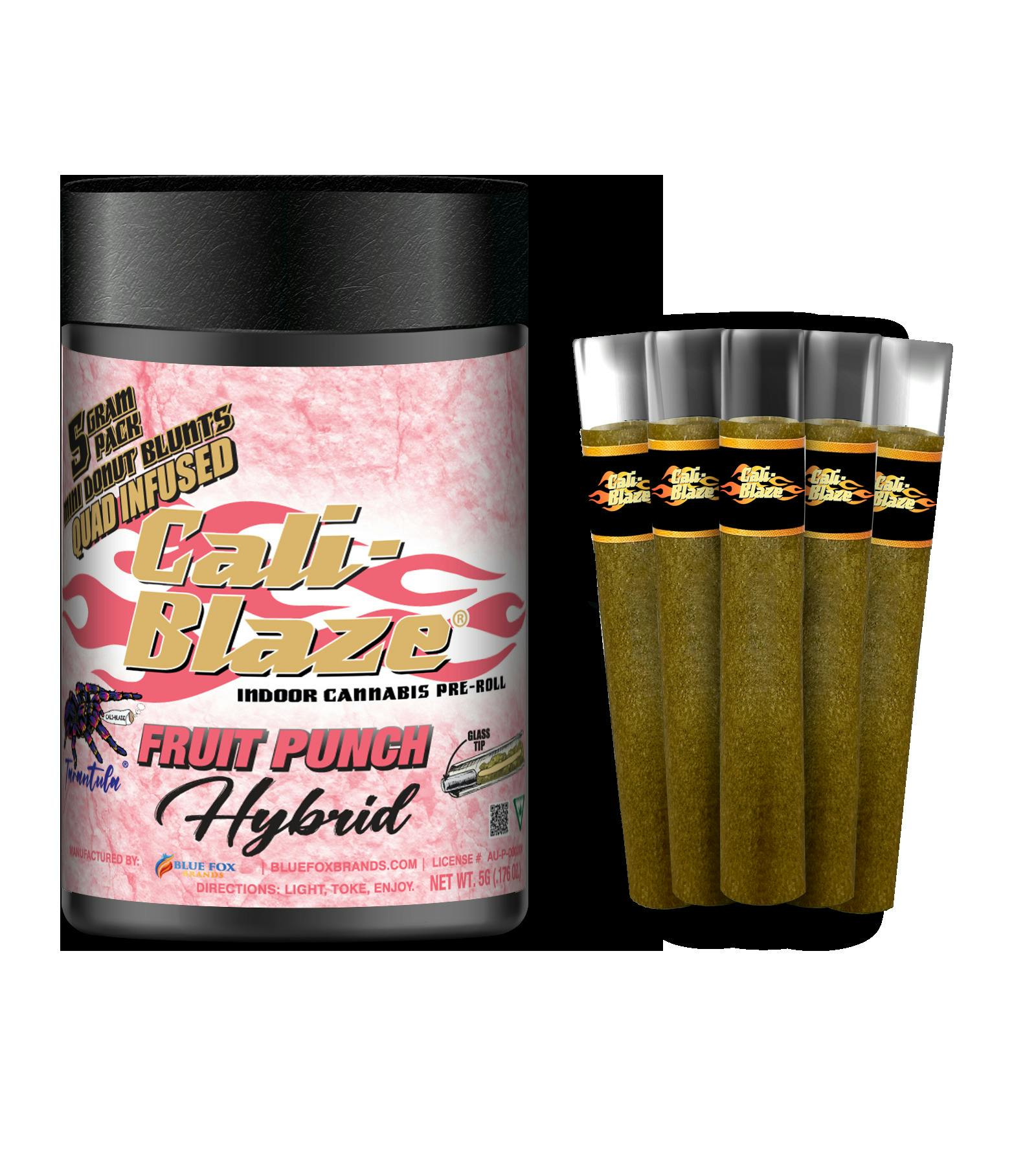 Cali-Blaze - Liquid Diamond Blunt 1g - 5pk - Fruit Punch - Hybrid