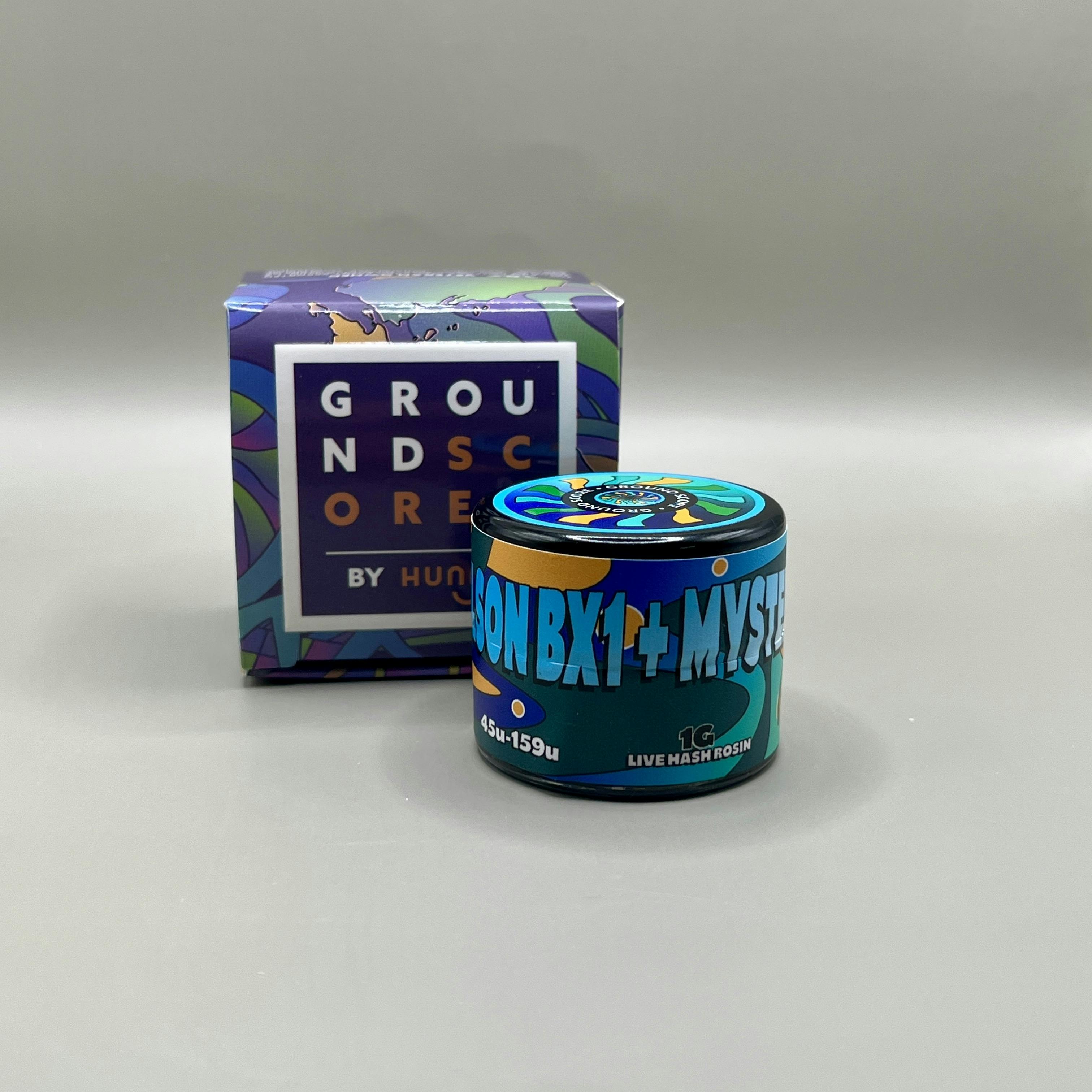 Ground Score - Hash Rosin 1g - Wilson Bx1 Mystery