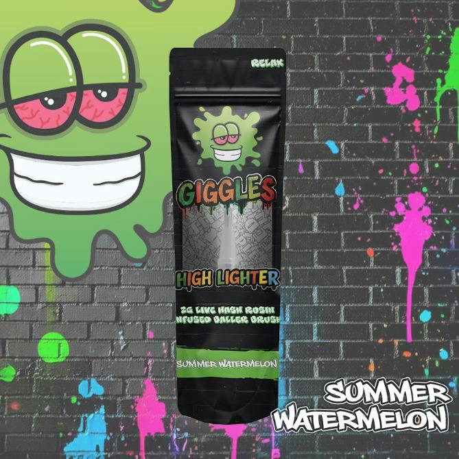 HighLighter - Hash Rosin Infused Brush 2g - Summer Watermelon - Relax