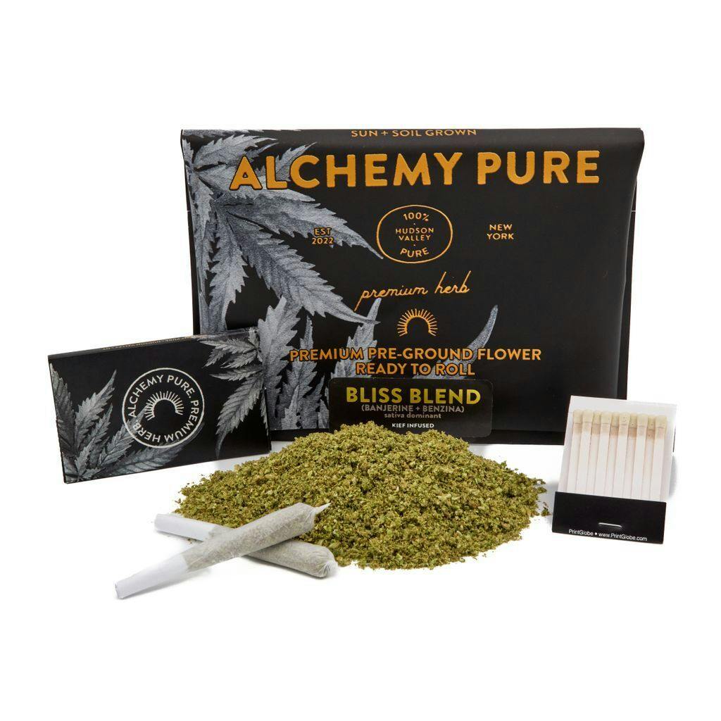 Alchemy Pure Bliss Blend 14g Kief Infused Pre-Ground Flower 14g