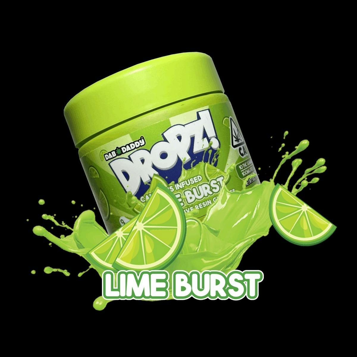 LIME BURST | 100MG LIVE RESIN GUMMIES (10PK)