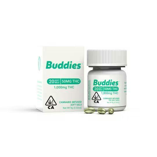 THC 50MG CAPSULES | 1000MG 20 PACK