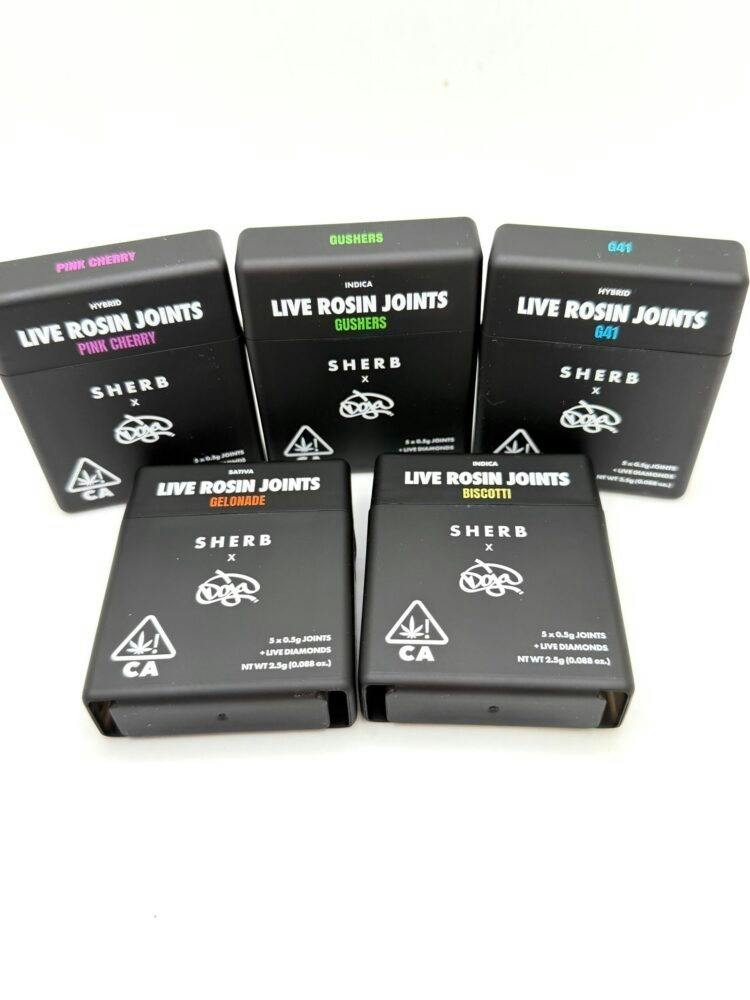 Permanent | Sherb X Doja | .5G Infused Rosin Prerolls (5PK)