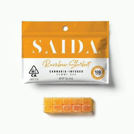 Rainbow Sherbet | 100MG Gummy Bar