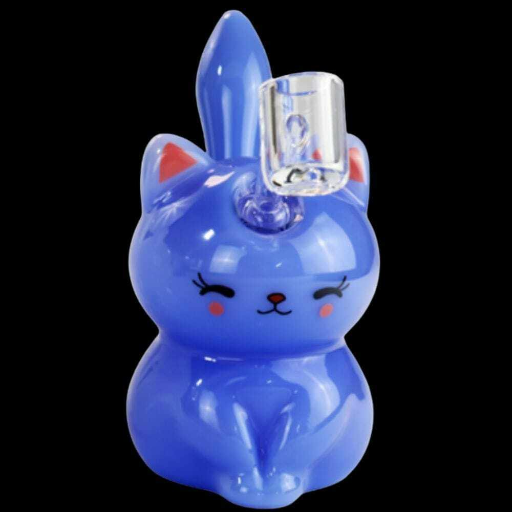 Luvbuds - 5.5" Dabbicat Meowsterpiece Rig w/ Banger