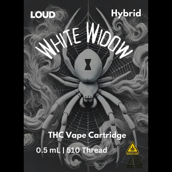 Loud - White Widow Distillate Cart at Euphoria Wellness- Weed Dispensary Hamilton