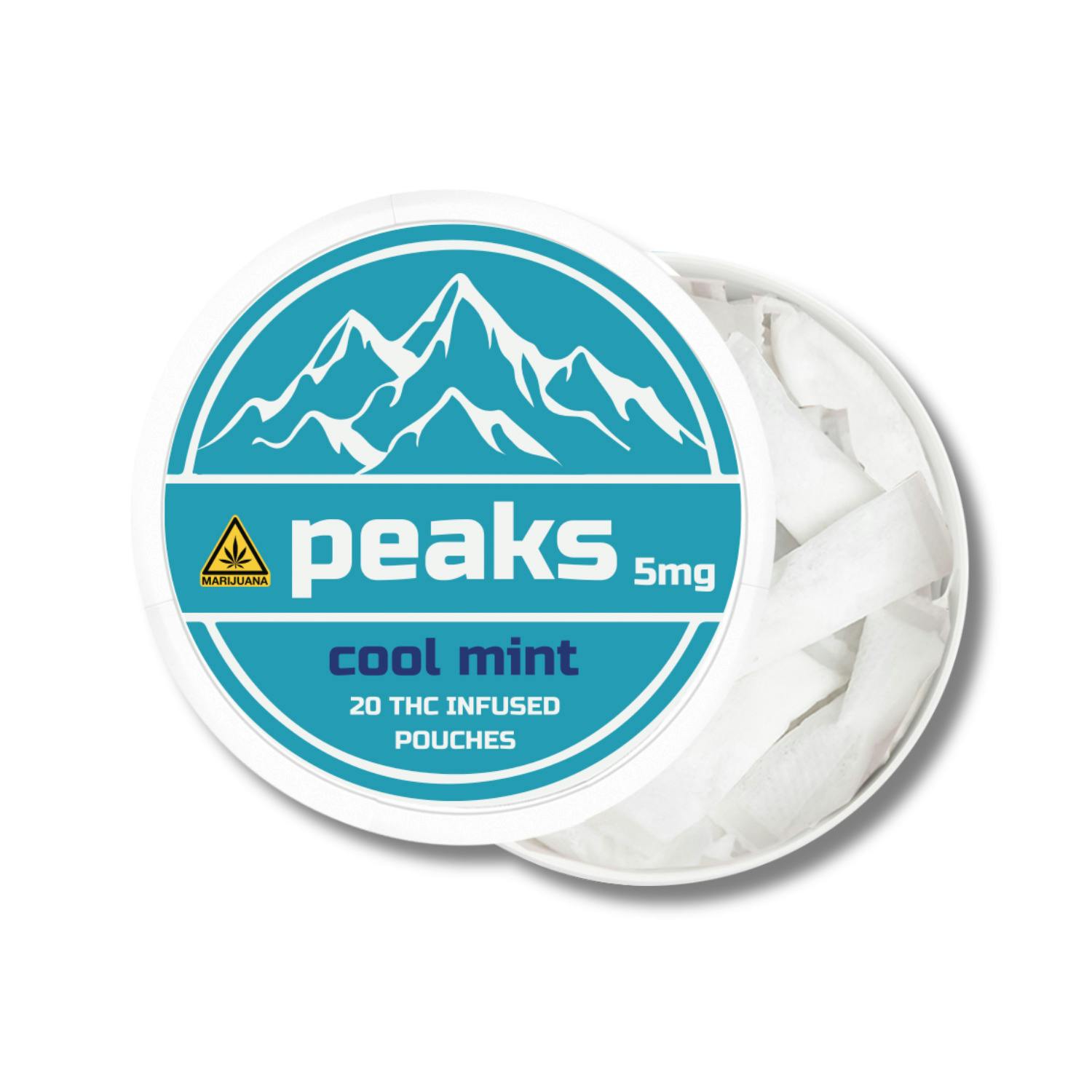 Peaks - Cool Mint THC Pouches