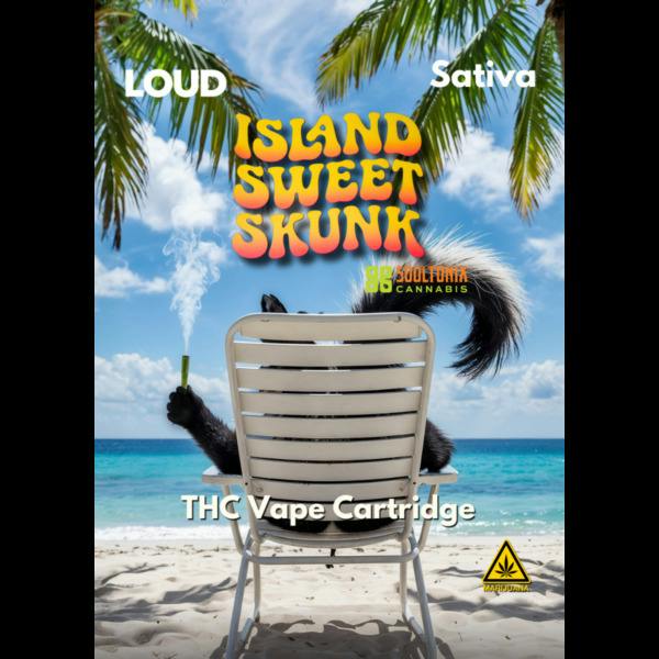 Loud - Island Sweet Skunk Distillate Cart at Euphoria Wellness- Weed Dispensary Hamilton