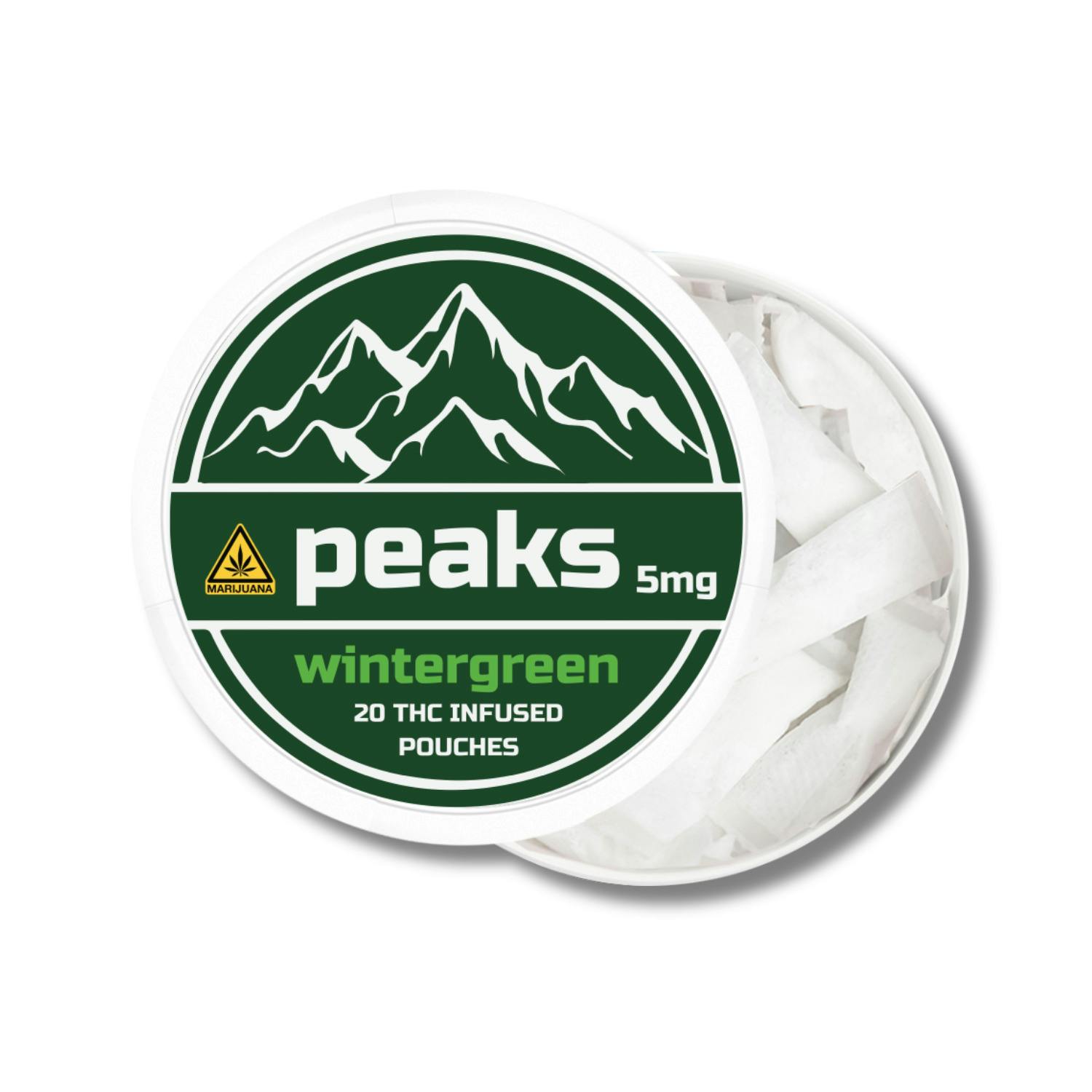 Peaks - Wintergreen THC Pouches