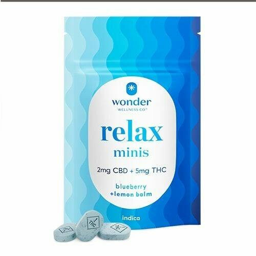 Wonder Blueberry Mini Ratioed Troches 5mg ea | 40-Pack | 5:2 THC:CBD