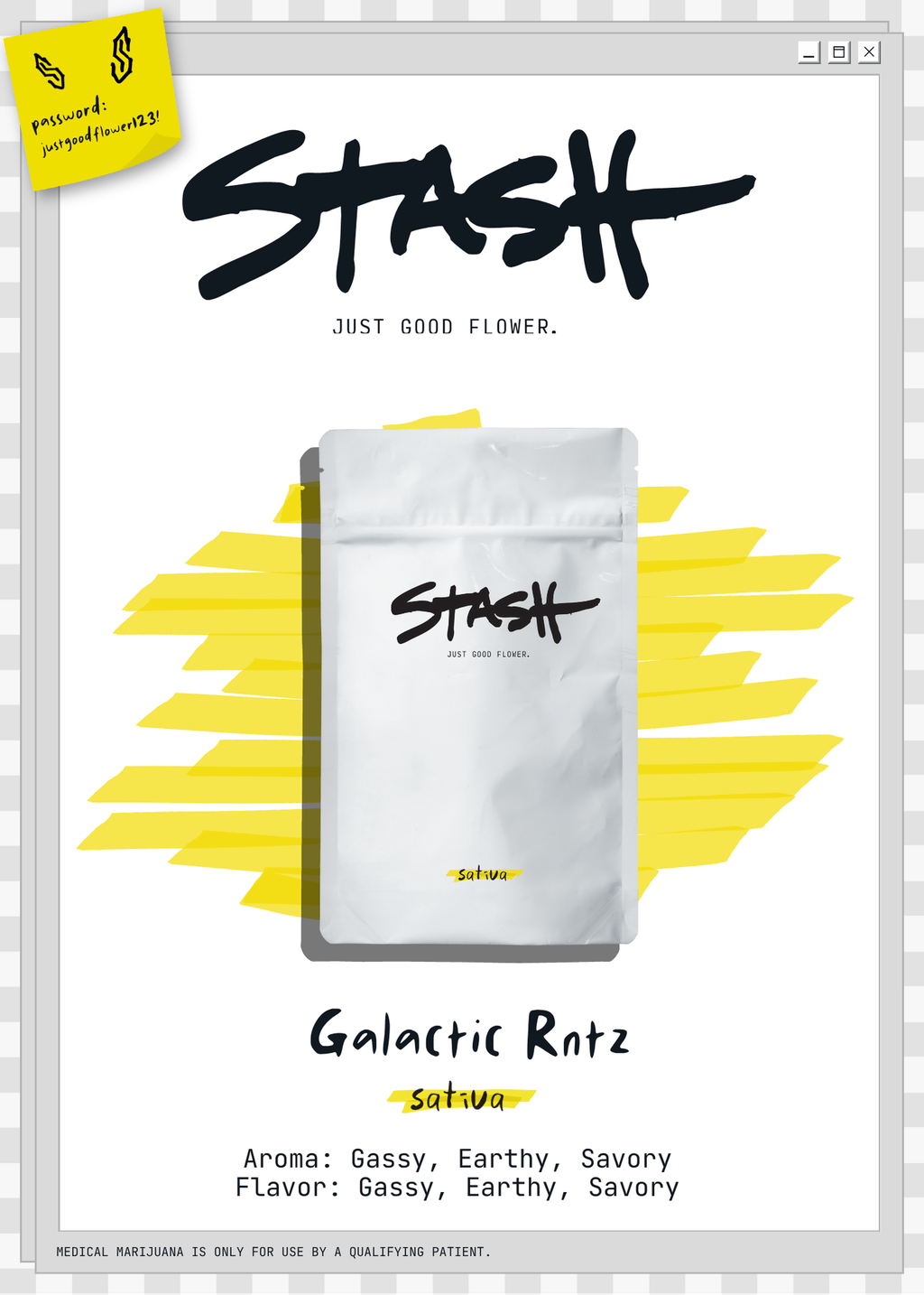 Stash Galactic Rntz Whole Flower 14g