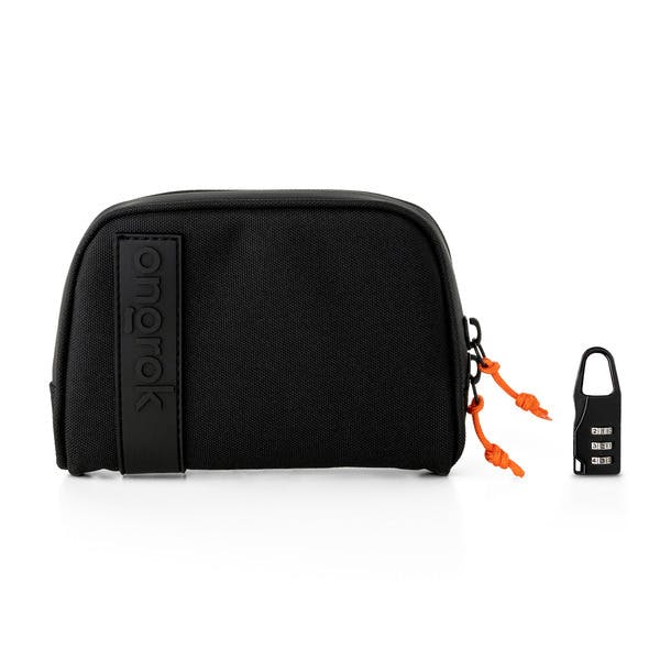 ONGROK - Smell Proof Carbon Lined Wrist Bag - Small 4" x 6" - Black at ROOTDOWN