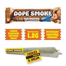 Dope Smokes - 1.2g Live Resin Preroll - Orange Cream Soda