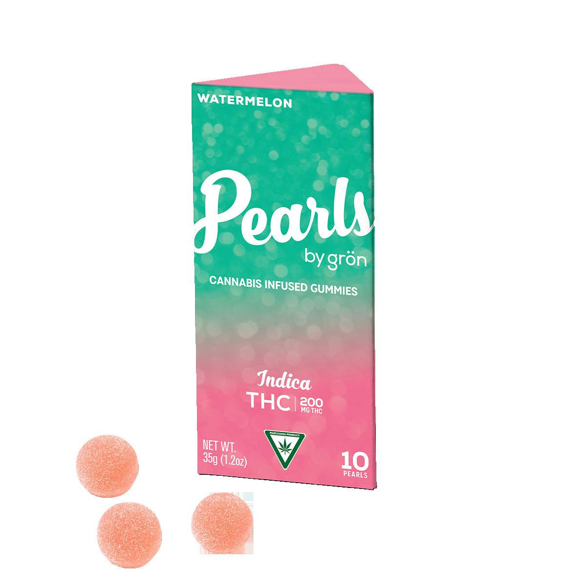 PEARLS BY GRON | WATERMELON | INDICA | GUMMIES | 200MG | 10CT