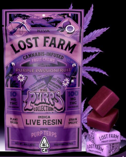 THE PURPS PURPLE: Passionfruit Lost Farm Chews