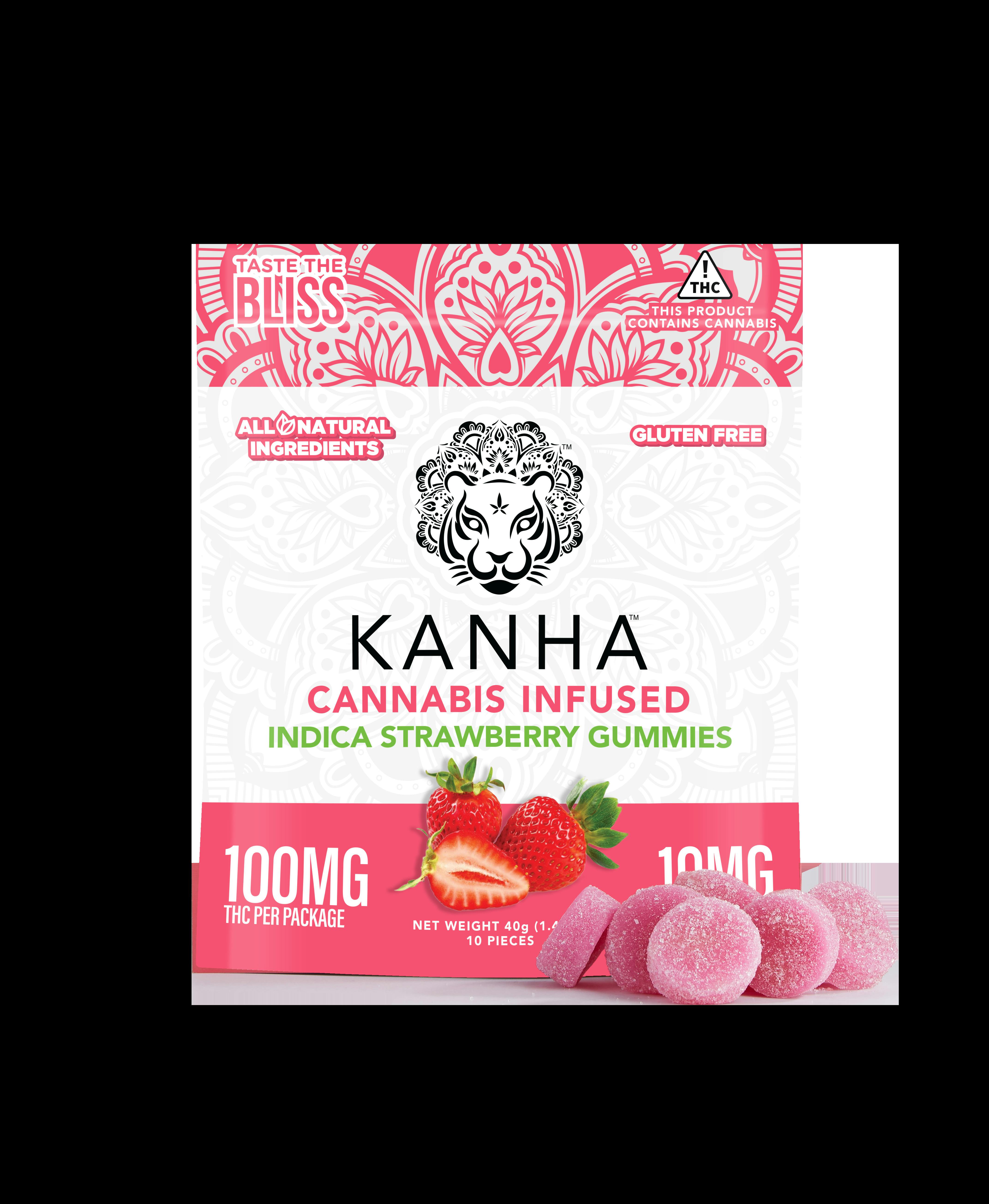 Kanha Sinister Sour Apple Rosin Gummies 100mg 10pk