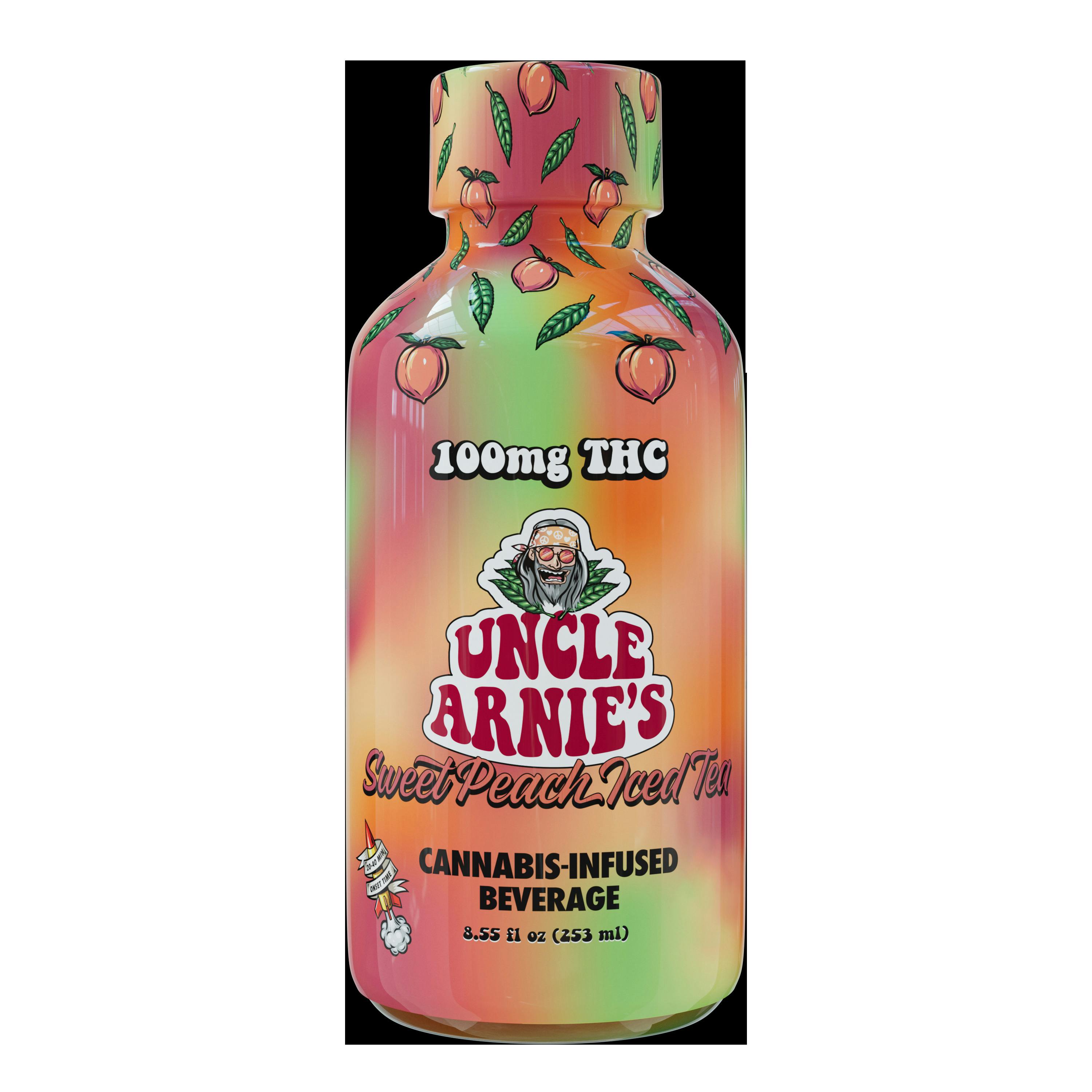 Uncle Arnie's Sweet Peach Iced Tea 100mg - Large Bottle