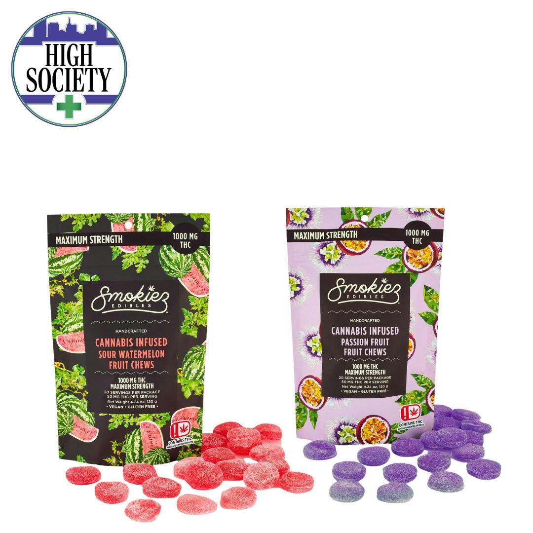 Smokiez 1000mg - SWEET Blue Raspberry